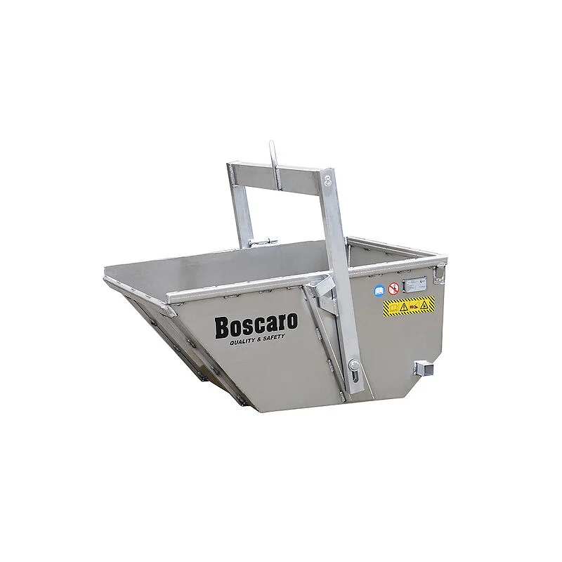 Aluminum self dumping bin