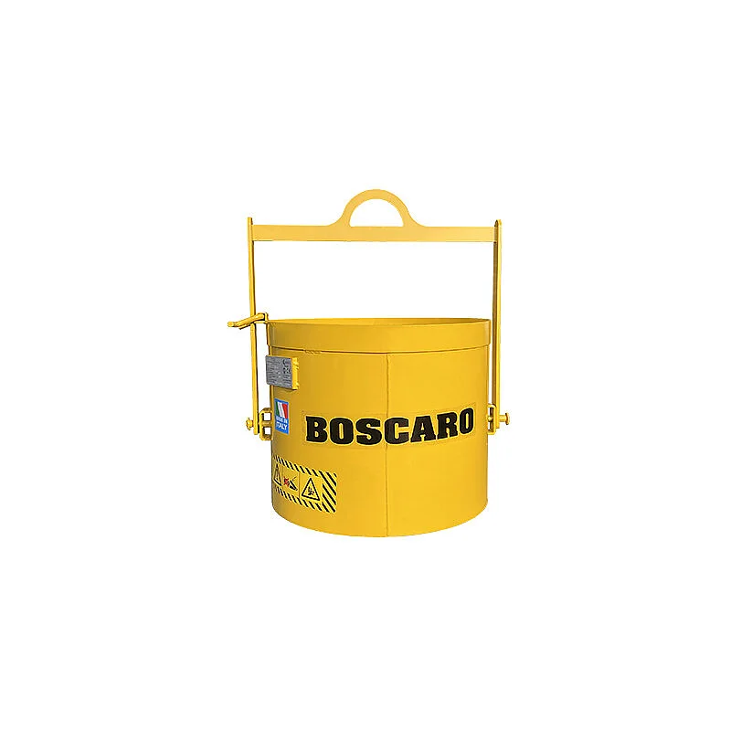 Hoist circular tipping bucket