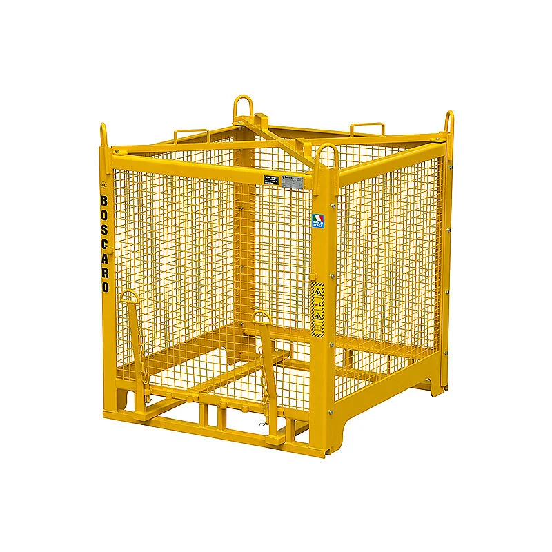 Galvanized brick pallet lifting cage