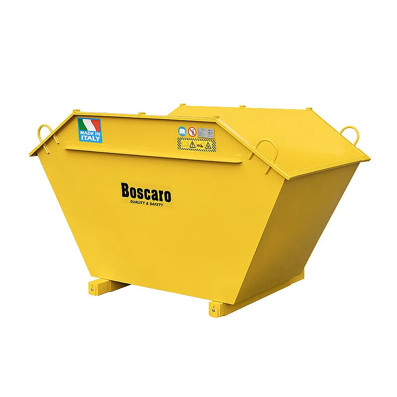 Stackable cranelift waste skip