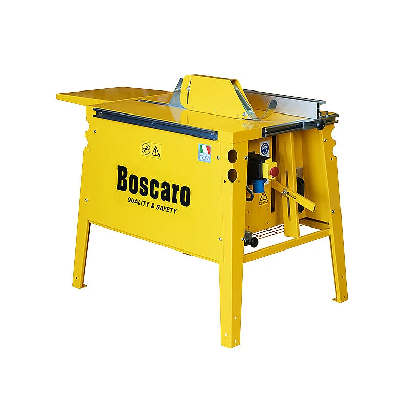 Single-phase bench saw for wood with 350 mm disc