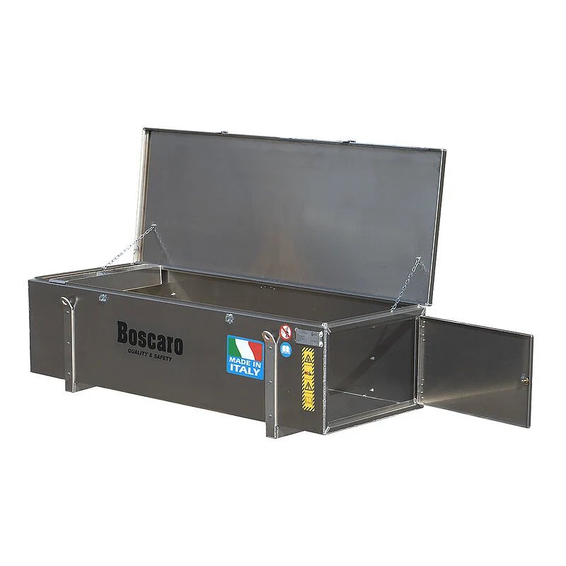 Aluminum tool box with side door