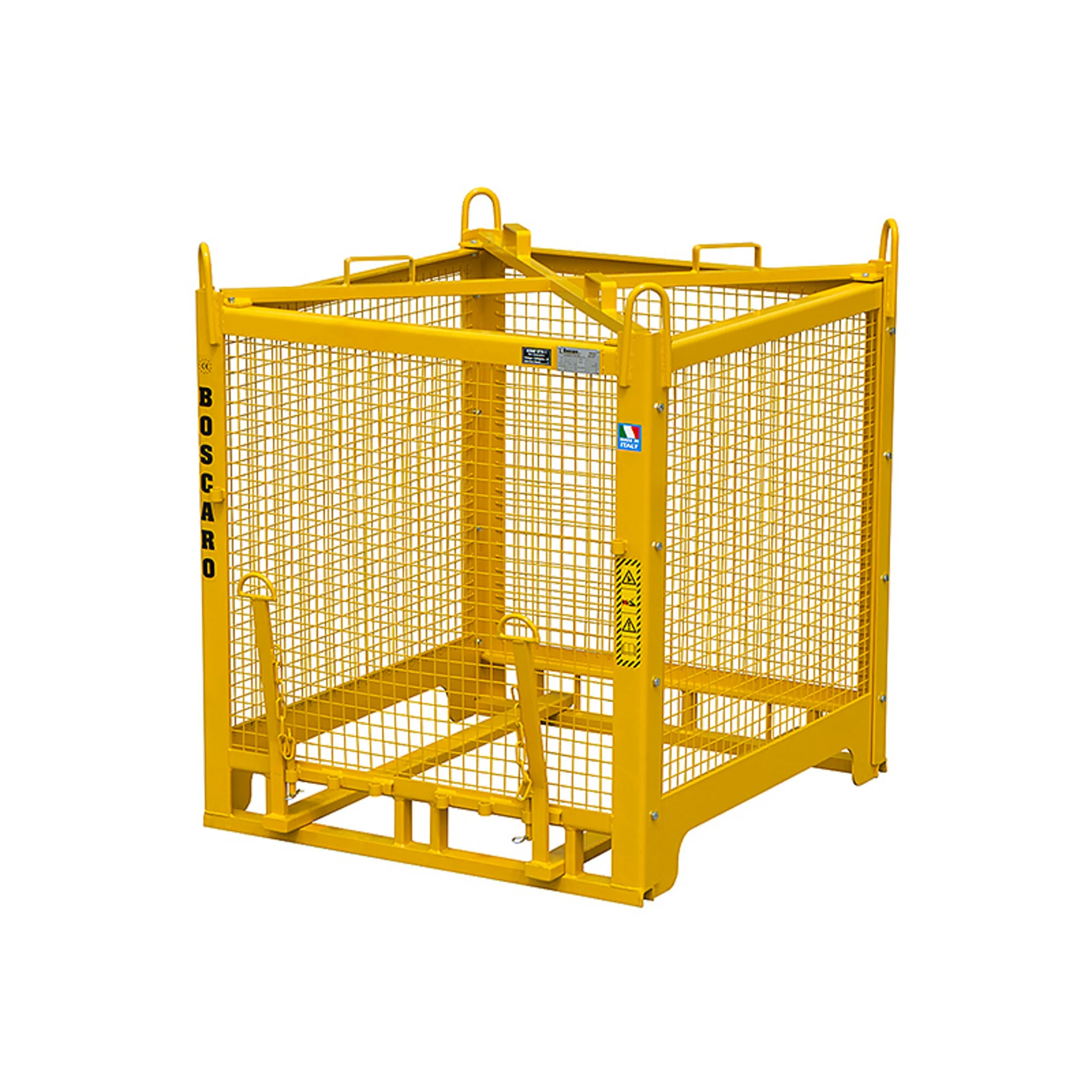 Galvanized brick pallet lifting cage - Boscaro Italia